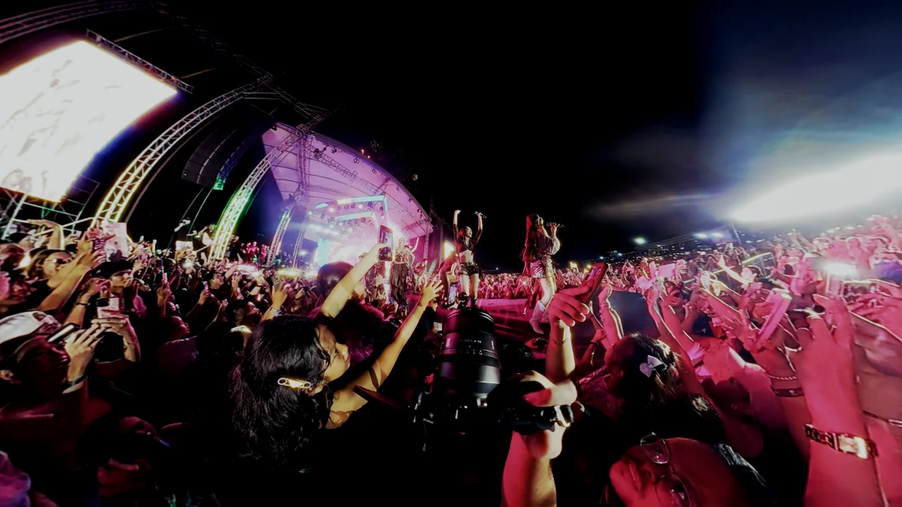 Crowd and stage at UNFILTERED Concert in Tacloban